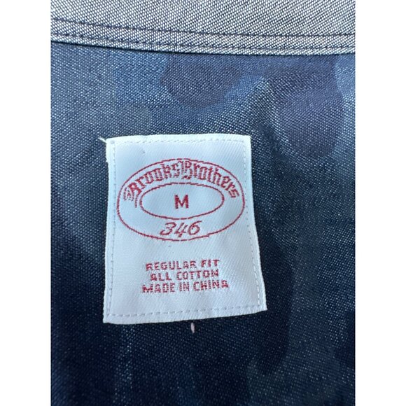 Brooks Brothers Mens Camouflage Button-Up Regular Fit Shirt Size M - Picture 6 of 12